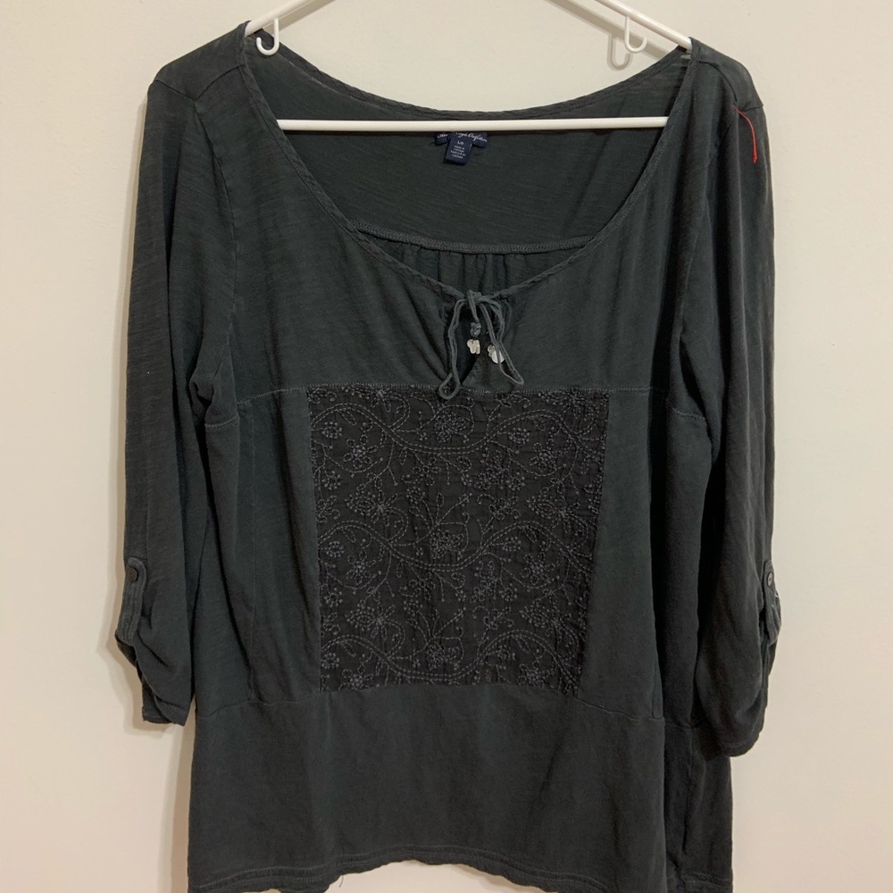 AMERICAN EAGLE BOHO STYLE BLOUSE SIZE LARGE